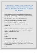 FL CAM PRACTICE EXAM &num;1 ACTUAL EXAM COMPLETE   100 QUESTIONS AND CORRECT DETAILED ANSWERS &lpar;VERIFIED ANSWERS&rpar; &vert;ALREADY GRADED A&plus;&vert;&vert;BRAND NEW VERSION&excl;&excl;&period;