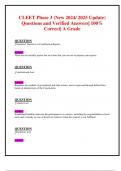 CLEET Phase 3 &lpar;New 2024&sol; 2025 Update&rpar; Questions and Verified Answers&vert; 100&percnt; Correct&vert; A Grade