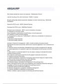 ABQAURP Updated 2026&sol;2027 Questions with Expert-Verified Answers