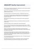 ABQAURP Quality Improvement questions with correct answers 2024&sol;2025