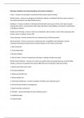 Planning a Healthy Career Exam Questions and Answers Graded A&plus;