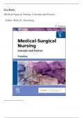 Test Bank -  Medical-Surgical Nursing&colon; Concepts and Practice&comma; 5th Edition &lpar; Holly K&period; Stromberg&comma; 2024&rpar; All Chapters 1-49&vert;&vert; Newest Edition 