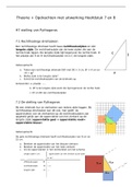 stelling van pythagoras en vergelijkingen berekenen