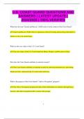 U&period;S&period; COAST GUARD QUESTIONS AND ANSWERS &vert; LATEST UPDATE &vert; 2024&sol;2025 &vert; 100&percnt; VERIFIED