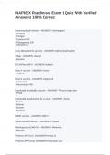 NAPLEX Readiness Exam 1 Quiz With Verified Answers 100&percnt; Correct