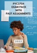 PYC3704 Exam Study Pack for exam period 2022