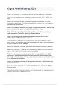 Cigna Health Spring 2024&sol;2025 questions with correct answers 