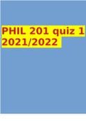 PHIL 201 quiz 1 2021/2022