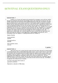 NURS 6512N-53 Week 6 Midterm Exam &lpar;All Correct&rpar;