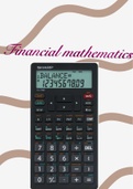 All you need to understand DSC1630- Introduction to Financial Mathematics and Calculator steps