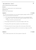 Exam (elaborations) BIOB 410 Immunology  Exam 3