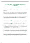 NUR 654 Quiz 1 GCU Questions And Answers Verified Tests