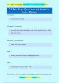 GA Pest Exam Questions and Answers &vert;  Latest Update