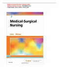TEST BANK FOR Medical-Surgical Practice Settings Linton: Medical-Surgical Nursing, 7th Edition;ALL CHAPTERS  INCLUSIVE. NUR 12345