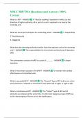 MSLC RIP&sol;TOA Questions and Answers 100&percnt; Correct