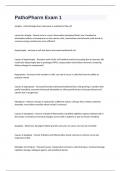 PathoPharm Exam 1
