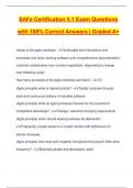 SAFe Certification 5&period;1 Exam Questions with 100&percnt; Correct Answers &vert; Graded A&plus;