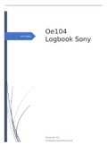 Comprehensive Sony brand logbook and product PlayStation for OE104 Customer behaviour