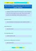 Nutrition D440 Questions and Answers &vert;  Latest Update