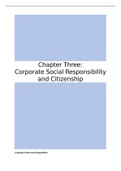 OBS214 Chapter 3 - Corporate Social Responsibility and Citizenship 