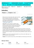 MODULE 1 - GRADED QUIZ&lowbar; CHAPTERS 1 & 2&lowbar; ECON 210 MICROECONOMICS