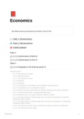 AQA Economics A-Level 2022 Revision Notes