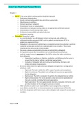 NUR 3524Acute Care Final Exam Focused Review Updated 2022