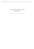 ATI Maternal Newborn Proctored Exam (10 Versions)