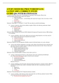 ATI RN MEDSURG PROCTORED EXAM- LATEST 100% CORRECT STUDY GUIDE.Q and A WITH RATIONALES.