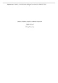 Liberty University COUN 601 Family Counseling Approach Research Paper