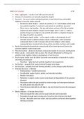 Agronomy 182 Class Notes for Exam Two