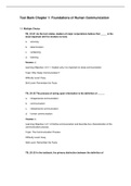Communication Principles for a Lifetime, Beebe - Exam Preparation Test Bank (Downloadable Doc)