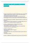 NUR356 Exam with complete solutions 2024&lowbar;2025&period;