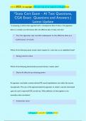 State Cert Exam - AI Test Questions&comma;  CGA Exact Questions and Answers &vert;  Latest Update