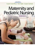 Maternity And Pediatric Nursing 3rd Edition Ricci Test Bank