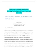 WGU C850 Emerging Technologies Emerging Technologies (Western Governors University)