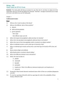 Biology 2402 Study Guide for FINAL Exam