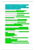 NURS 660 PSYCHOPHARM EXAM 1