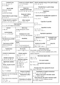 Formula sheet exam SET