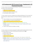 ATI Fundamentals 2022 Proctored Exam &vert; Fundamentals ATI Proctored Exam 2022