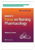 KARCH&rsquo;S FOCUS ON NURSING PHARMACOLOGY NINTH EDITION BY REBECCA TUCKER &lpar;AUTHOR&rpar; LATEST UPDATE&period;