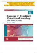 SUCCESS IN PRACTICAL&sol;VOCATIONAL NURSING&colon; FROM STUDENT TO LEADER 10TH EDITION BY LISA CARROLL PHD RN &lpar;AUTHOR&rpar; LATEST UPDATE&period;