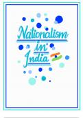 Notes related to chapter &colon;- Nationalism in India