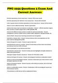 PNG 2254 PACKAGED EXAMS WITH ACCURATE ANSWERS 