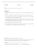 Linear Algebra exam