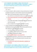 RN ATI MATERNITY EXAM QUESTIONS AND ANSWERS 100&percnt; CORRECTLY&sol;VERIFIED BEST GRADED A&plus; BEST GUARANTEED SUCCESS LATEST UPDATE&excl;&excl;&excl; 