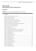 Test Bank Pharmacology and the Nursing Process 9th Edition By Linda Lane Lilley Chapter 1-58