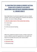 FL CAM PRACTICE EXAM &num;1 NEWEST ACTUAL  EXAM WITH COMPLETE ACCURATE  QUESTIONS AND DETAILED ANSWERS GRADED  A &vert; BRAND NEW&excl;&excl;&excl;