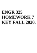 ENGR 325 HOMEWORK 7 KEY FALL 2020.