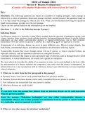 HESI A2 Module &lpar;2021&rpar; SECTION 1&2- READING COMPREHENSION